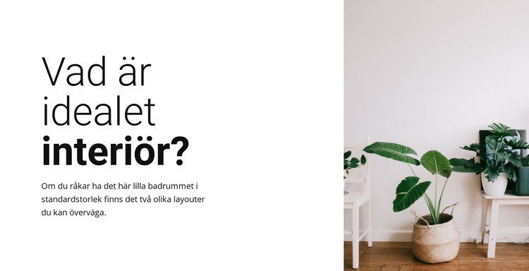 Idealisk design för dig CSS -mall