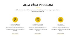 Konstutforskningskurs - Gratis HTML-Mall