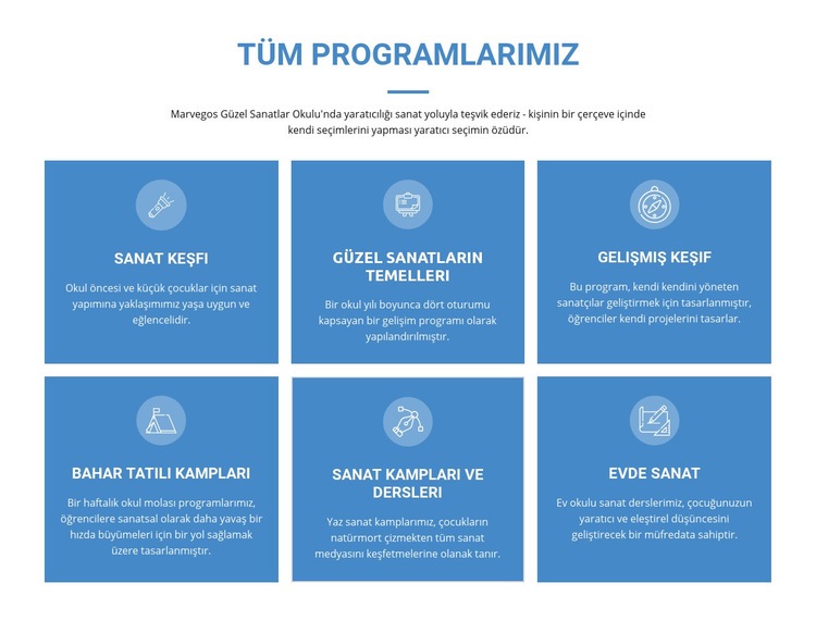 Bir ömür boyu tatil yap Html Web Sitesi Oluşturucu