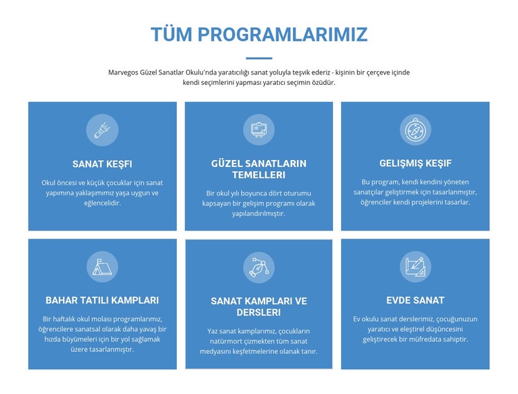 Bir ömür boyu tatil yap Web Sitesi Mockup'ı