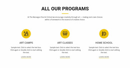 Premium Website Builder For Art Exploration Course