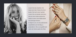 Kaufen Sie Designer-Accessoires - HTML5-Zielseite