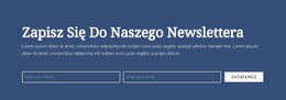 Zapisz Się Do Naszego Newslettera - Najlepsza Darmowa Makieta