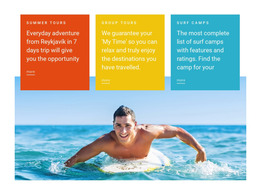 Responsive HTML For Swim Lessons