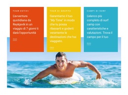 Lezioni Di Nuoto: Modello HTML5 Semplice