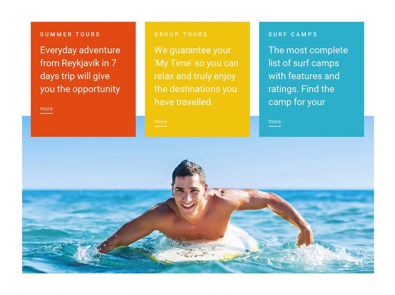  Swim lessons Web Page Design
