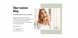 Mode- Und Lifestyle-Blogger – HTML-Website-Layout