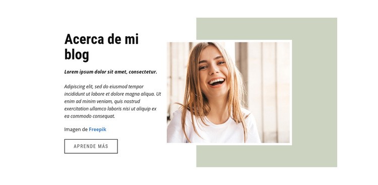 Blogger de moda y estilo de vida Diseño de páginas web