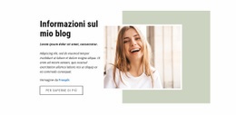 Blogger Di Moda E Lifestyle - Layout Del Sito Web HTML