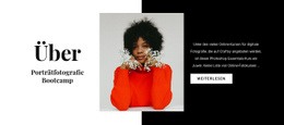 Porträtkunst Einfache CSS-Vorlage