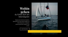 Yachtcharter Weltweit - Anpassbare Professionelle Zielseite