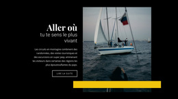 Location De Yachts Dans Le Monde : Modèle De Site Web Simple