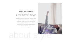 Stunning HTML5 Template For Fashion Advance