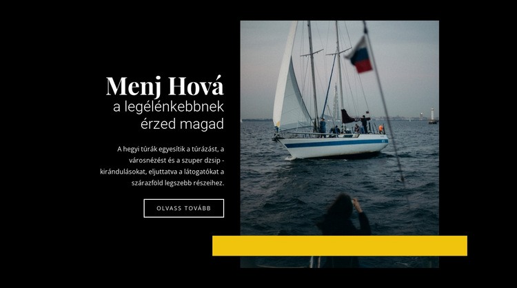 Yacht charter világszerte HTML Sablon