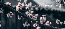 Primavera Chegou - Modelo De Site Gratuito