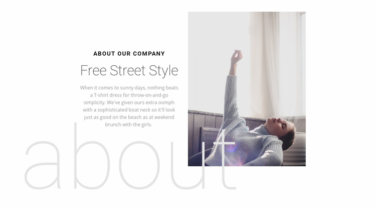 Fashion advance Squarespace Template Alternative