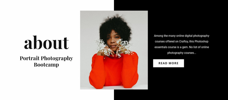 Portrait art Squarespace Template Alternative