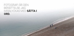 Fotosessioner Utanför Webbplatsen - Gratis HTML-Mall