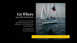 Yacht Charter Worldwide - Customizable Professional Landing Page