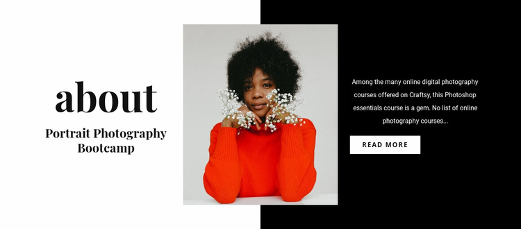 Portrait art WordPress Website Builder