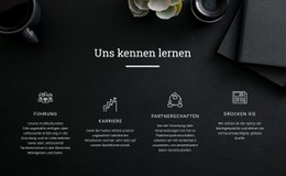 Uns Kennen Lernen Einzelseiten-Website