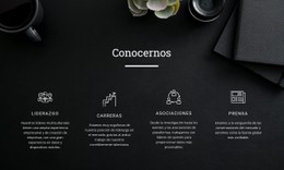 Conocernos Sitio Web De Una Sola Página