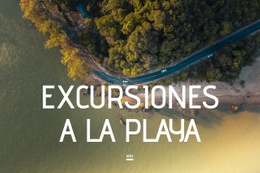 Viajes Al Resort De La Isla: Inspiración De Plantilla De Una Página