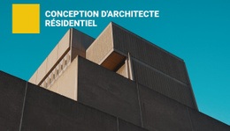 Conception Architecte Résidentielle