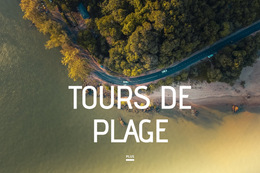Voyage Sur L'Île - Modèle De Page De Destination