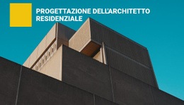 Progettazione Di Architetti Residenziali - HTML Page Creator