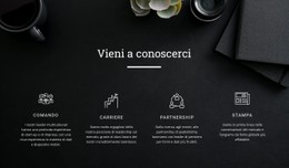 Vieni A Conoscerci Sito Web A Pagina Singola