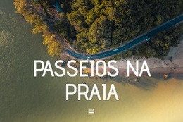 Modelo HTML5 Mais Criativo Para Viagem Em Resort Na Ilha