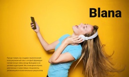 Потрясающий Веб-Дизайн Для Слушать Любимую Музыку