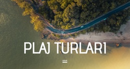 Ada Tatil Köyü Seyahati - Kişisel Web Sitesi Şablonu