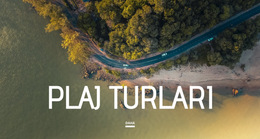 Ada Tatil Köyü Seyahati - Açılış Sayfası Şablonu
