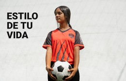 Fútbol Como Estilo De Vida Plantilla