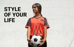 Football Like Lifestyle - Free Template
