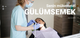 Kişisel Diş Hekiminiz - Premium Öğeler Şablonu