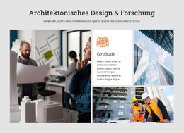 Design Und Forschung - Responsive Landingpage