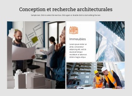 Conception Et Recherche - Maquette De Site Web Moderne