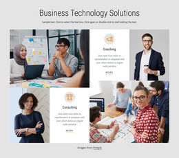 Free Download For Business Technology Solutions Html Template