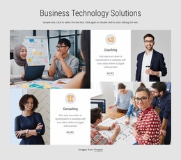 Business Technology Solutions - Business Premium Website Template