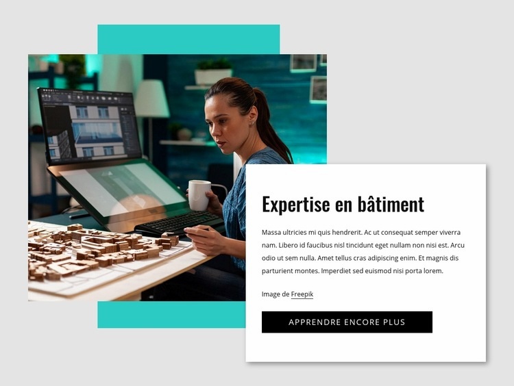 Expertise en bâtiment Modèles de constructeur de sites Web