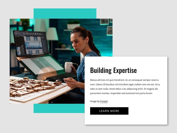 Building expertise Homepage Design