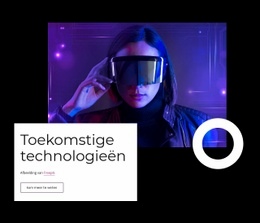 Toekomstige Vr-Technologie - Responsieve Landingspagina