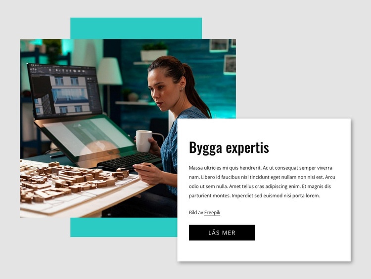 Bygga expertis CSS -mall