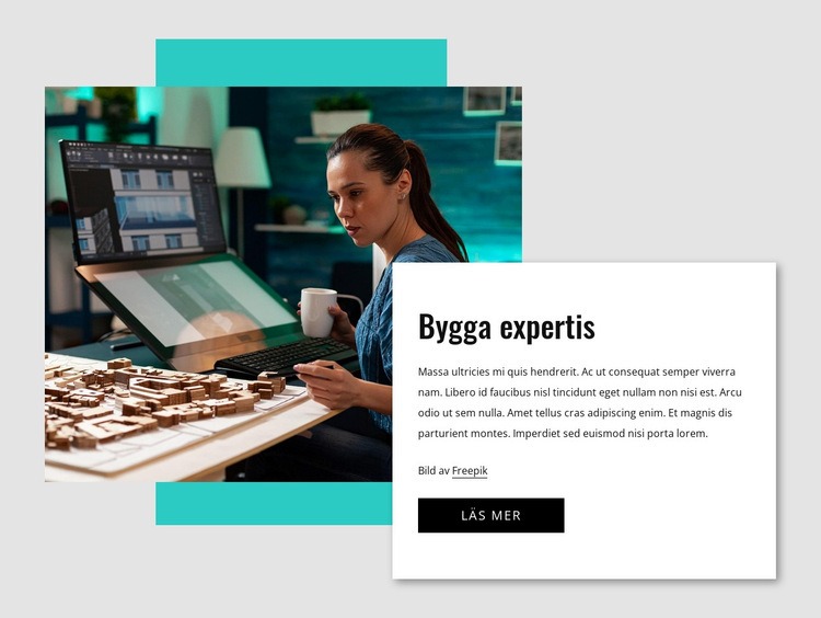 Bygga expertis HTML-mall