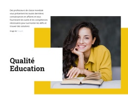 Éducation À Fort Impact - Modèle D'Une Page