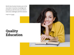 The Best HTML5 Template For High Impact Education