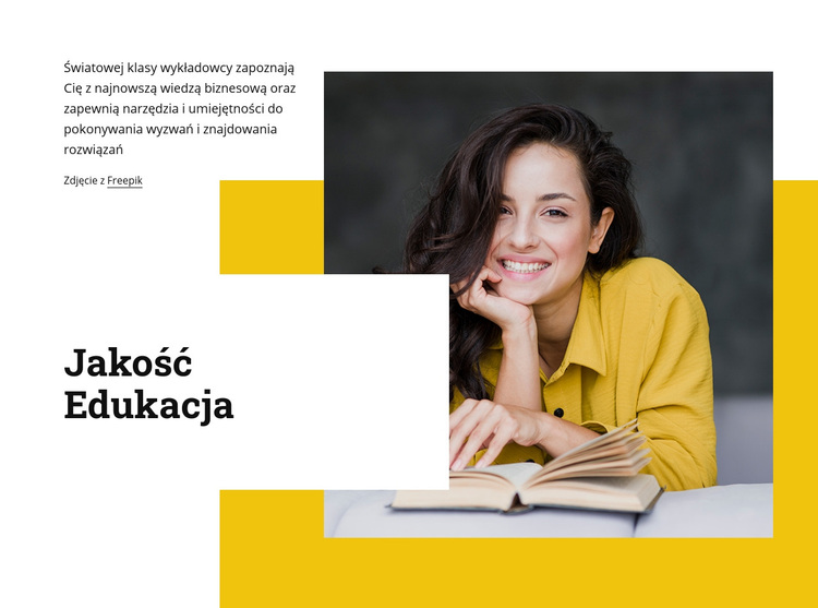 Edukacja o dużym wpływie Motyw WordPress